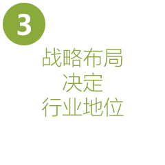 戰(zhàn)略布局決定行業(yè)地位