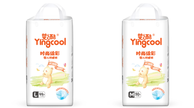 時尚綿彩嬰兒環腰褲/拉拉褲